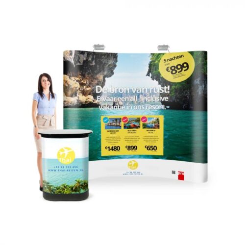 Gebogen pop-up wand - Afbeelding 9