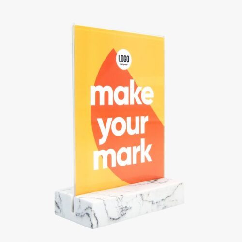 Kaarthouder met marmerlook voet - Afbeelding 2