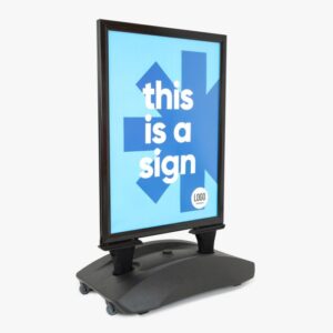 Basic stoepbord met watertank - Afbeelding 3