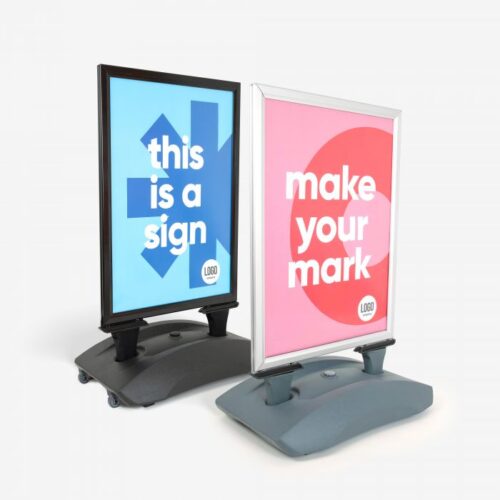 Basic stoepbord met watertank - Afbeelding 1