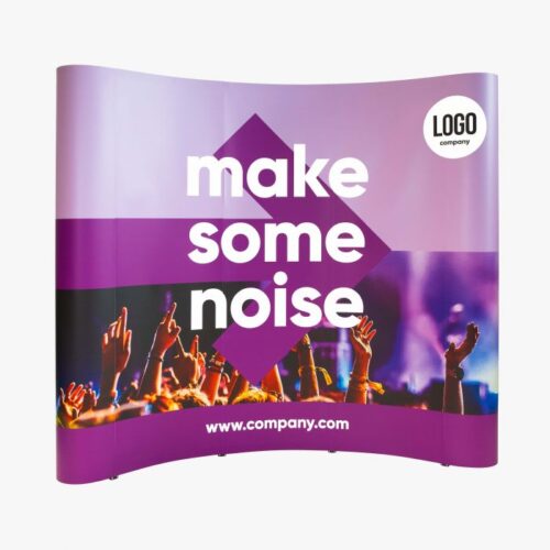 Gebogen pop-up wand - Afbeelding 2