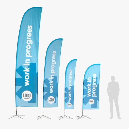 Beachflag straight - Afbeelding 1