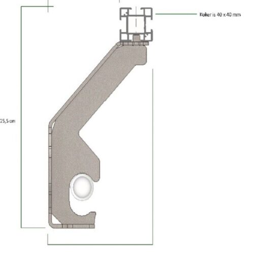 Blind spandoekframe - Afbeelding 9